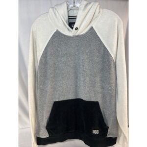 UGG Australia Men's Terrance Hoodie FL Soft Hooded Sweatshirt GHNT Sz Large